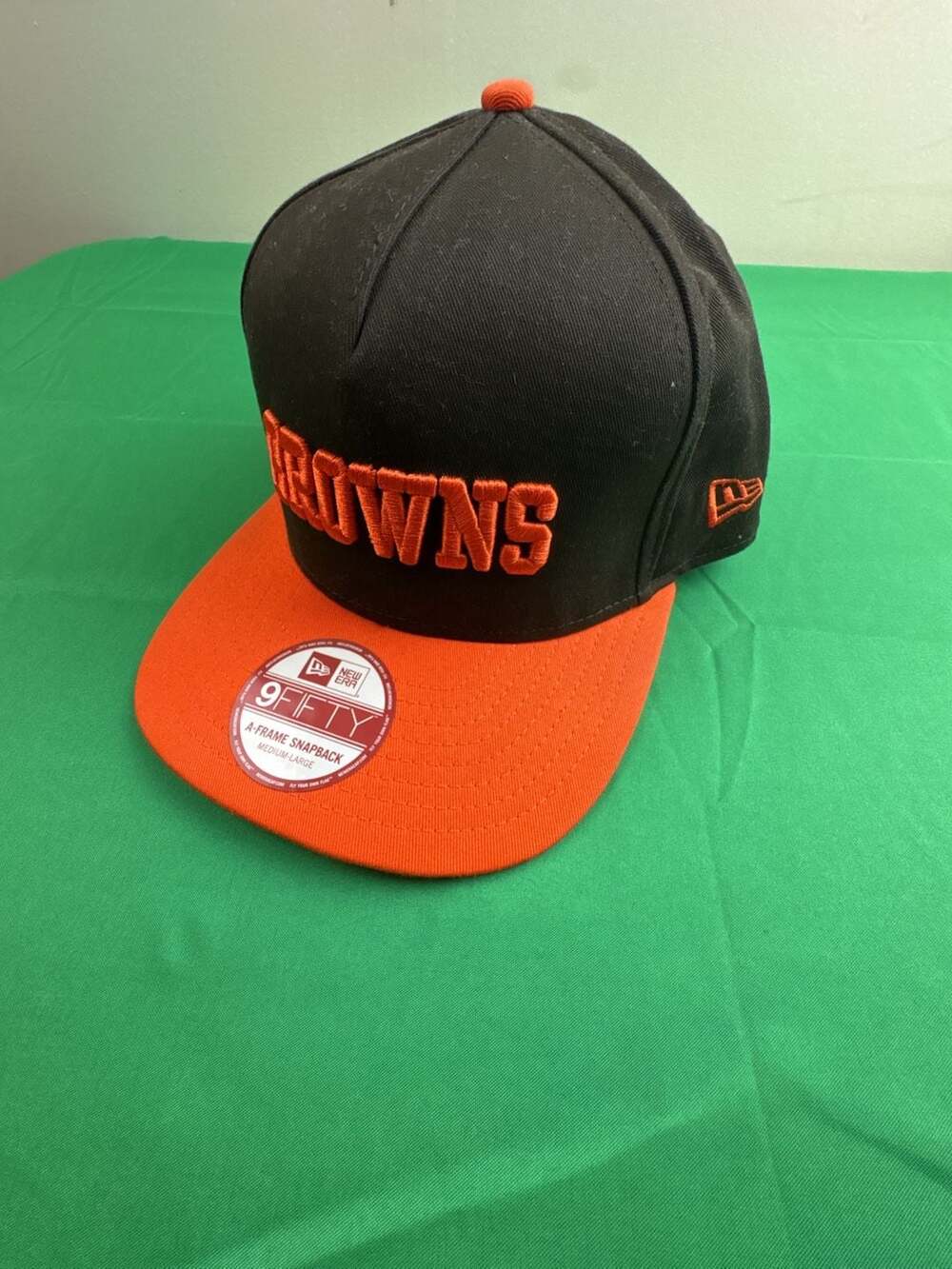 New Era Cleveland Browns 9fifty A-Frame Snapback Hat Medium-Large